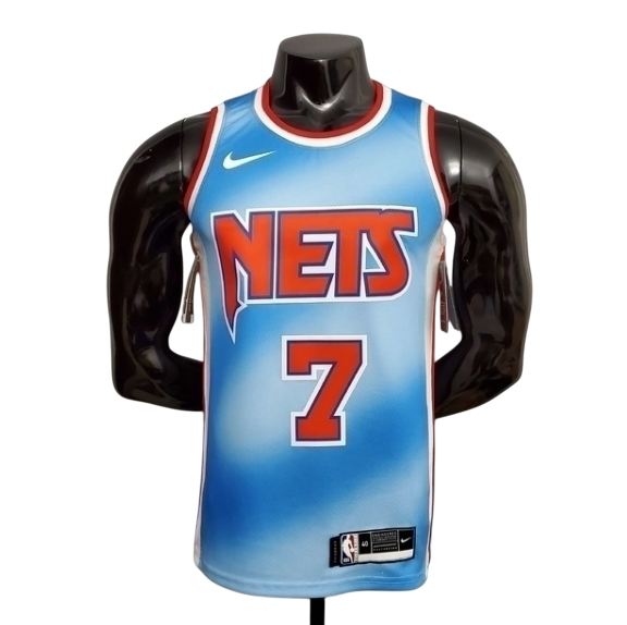 CAMISETA REGATA BROOKLYN NETS - AZUL E VERMELHO - NIKE - MASCULINO