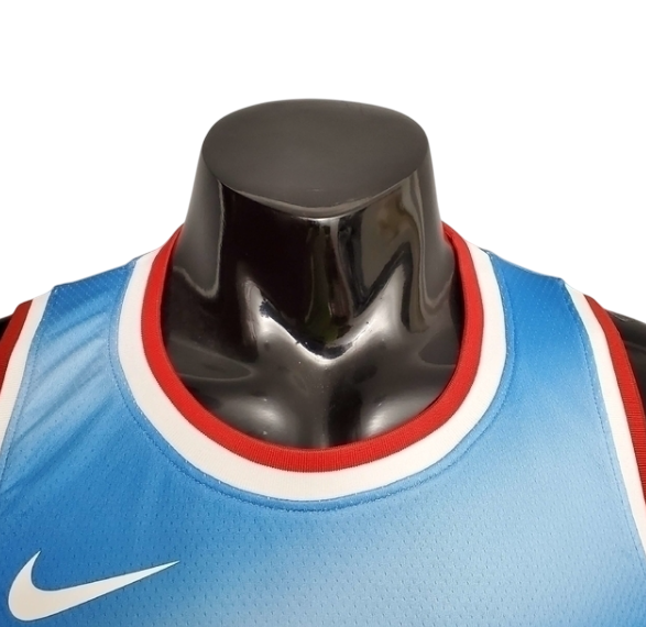 CAMISETA REGATA BROOKLYN NETS - AZUL E VERMELHO - NIKE - MASCULINO
