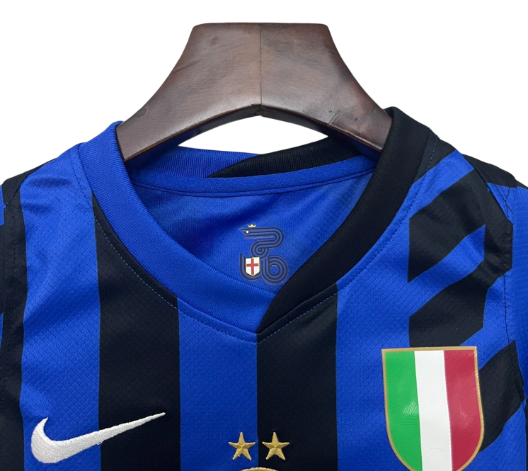KIT INFANTIL INTER DE MILÃO I 24/25 - AZUL E PRETO - NIKE - UNISSEX
