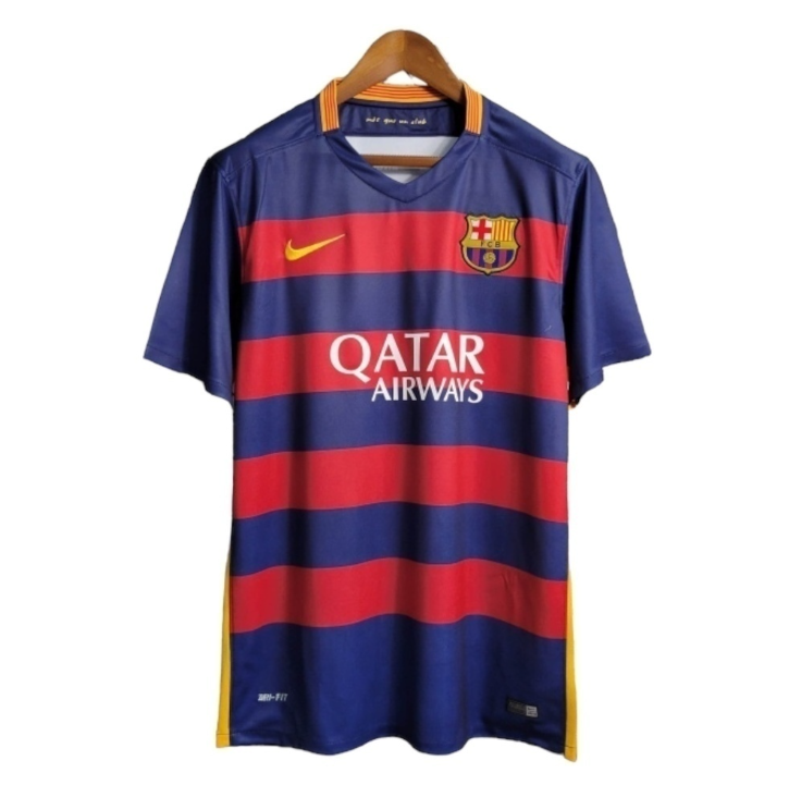 CAMISA RETRÔ BARCELONA I 15/16 - TORCEDOR - NIKE - AZUL E VERMELHO - MASCULINO