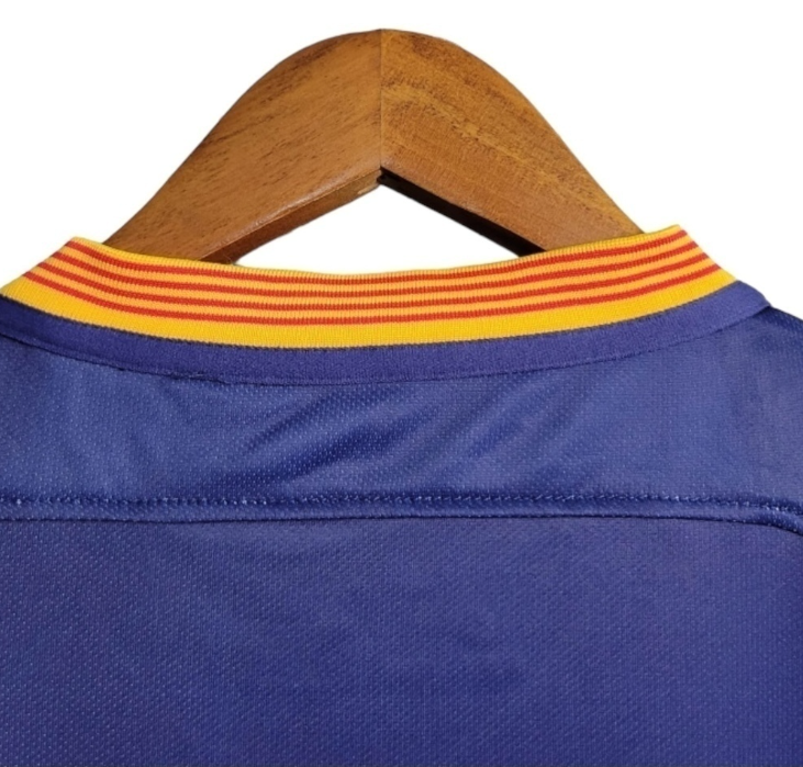 CAMISA RETRÔ BARCELONA I 15/16 - TORCEDOR - NIKE - AZUL E VERMELHO - MASCULINO