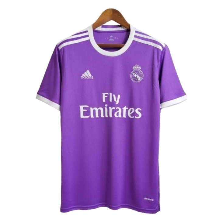 CAMISA RETRÔ REAL MADRID II 17/18 - TORCEDOR - ADIDAS - ROXO - MASCULINO