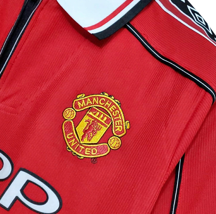 CAMISA RETRÔ MANCHESTER UNITED 98/99 - TORCEDOR - UMBRO - VERMELHO - MASCULINO