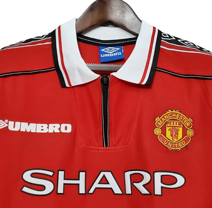 CAMISA RETRÔ MANCHESTER UNITED 98/99 - TORCEDOR - UMBRO - VERMELHO - MASCULINO