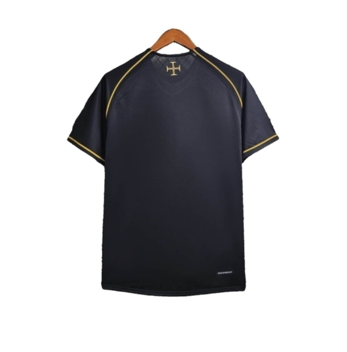 CAMISA RETRÔ SELEÇÃO DE PORTUGAL II 06 - TORCEDOR - NIKE - PRETO COM DETALHES EM AMARELO - MASCULINO