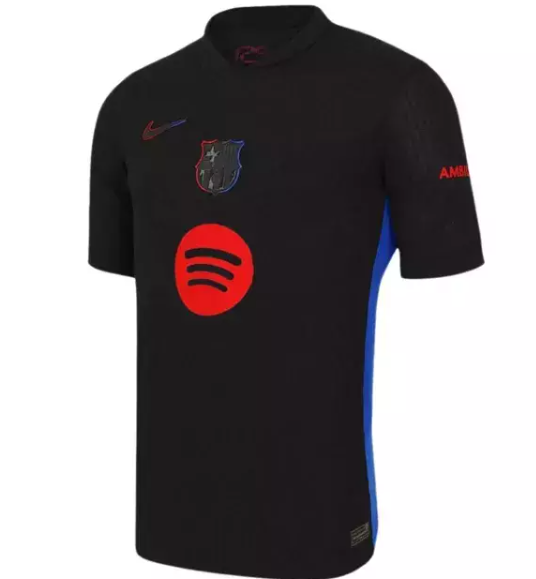 CAMISA BARCELONA II 24/25 - PRETO - NIKE - TORCEDOR - MASCULINO