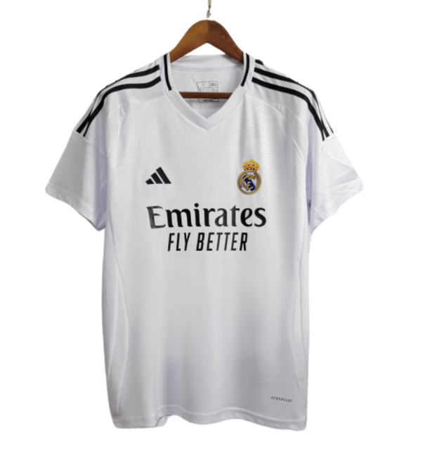 CAMISA REAL MADRID I 24/25 - BRANCO - ADIDAS - TORCEDOR - MASCULINO