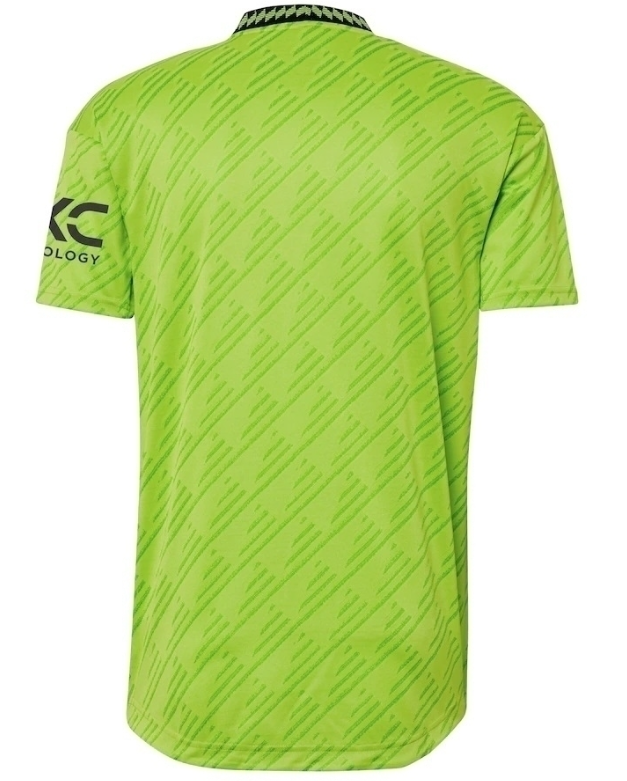CAMISA MANCHESTER UNITED 22/23 - VERDE LIMÃO - ADIDAS - TORCEDOR - MASCULINO