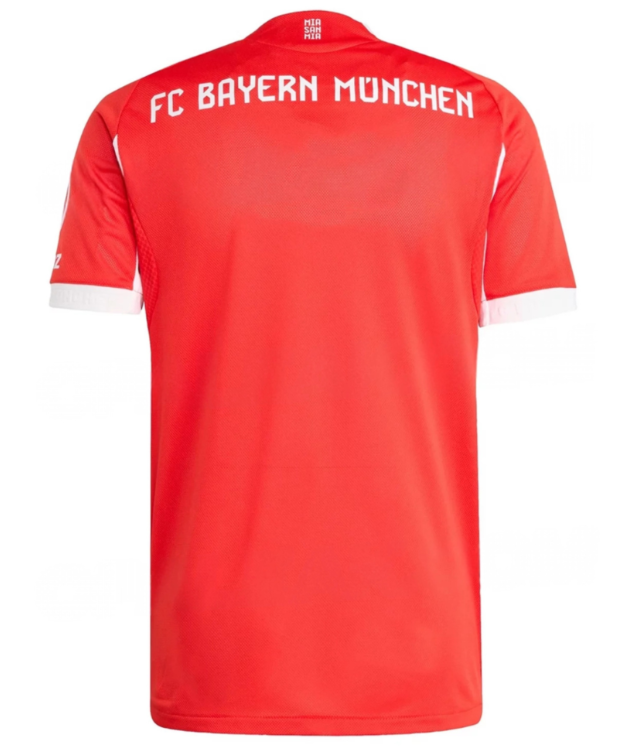 CAMISA BAYERN MUNIQUE I 25/26 - VERMELHO E BRANCO - ADIDAS - TORCEDOR - MASCULINO