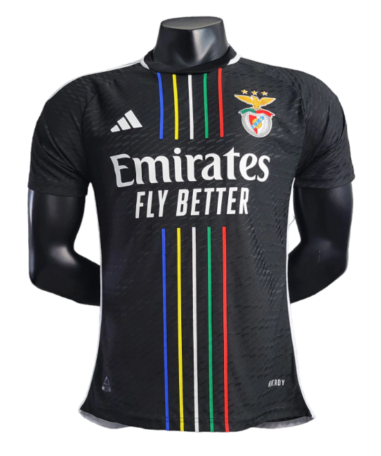 CAMISA BENFICA 23/24 - PRETO - ADIDAS - JOGADOR - MASCULINO