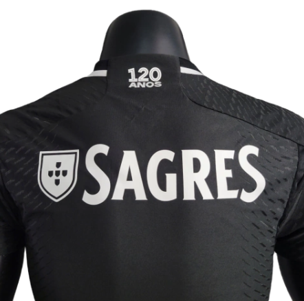 CAMISA BENFICA 23/24 - PRETO - ADIDAS - JOGADOR - MASCULINO