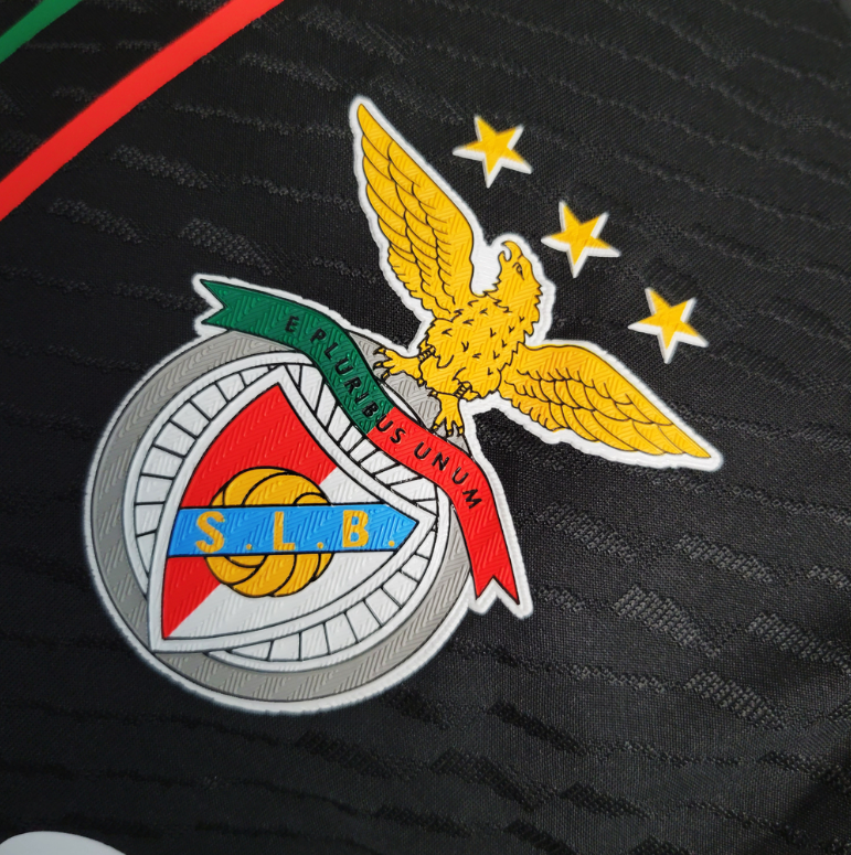 CAMISA BENFICA 23/24 - PRETO - ADIDAS - JOGADOR - MASCULINO