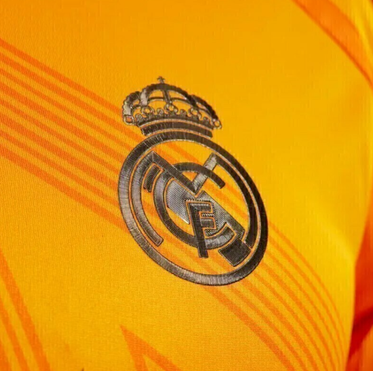 CAMISA REAL MADRID II 24/25 - LARANJA - ADIDAS - TORCEDOR - MASCULINO