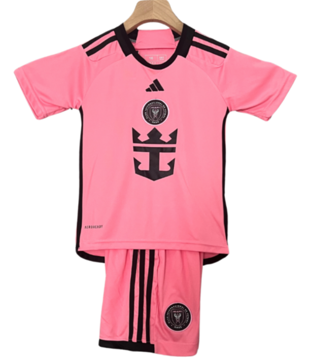 KIT INFANTIL INTER MIAMI 24/25 - ROSA - ADIDAS - UNISSEX